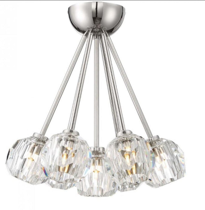 Zeev Lighting Parisian 7 Light Flush Mount Model: FM60050/7/PN