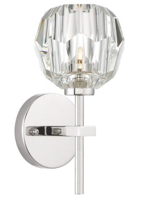 Zeev Lighting Parisian 1 Light Wall Sconce Model: WS70033/1/PN