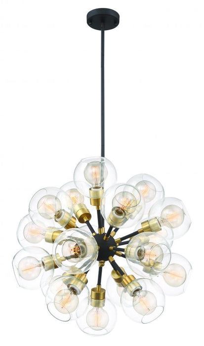 Zeev Lighting Pierre 1 Light Chandelier Model: CD10198/18/PB+MBK