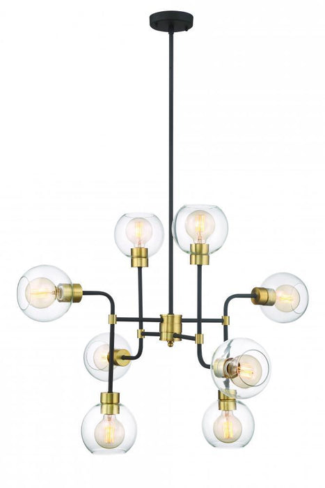 Zeev Lighting Pierre 1 Light Chandelier Model: CD10199/8/PB+MBK