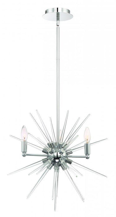 Zeev Lighting Pulsar 1 Light Down Chandelier Model: CD10178/4/CH