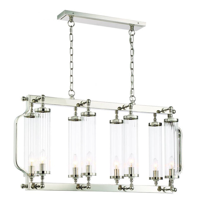 Zeev Lighting Regis 1 Light Candle Chandelier Model: CD10171/8/PN