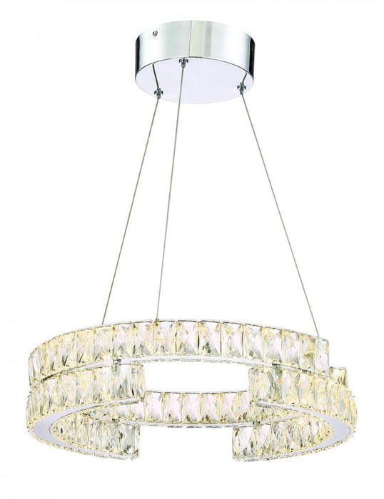 Zeev Lighting Shift 1 Light Chandelier Model: CD10191/LED/CH